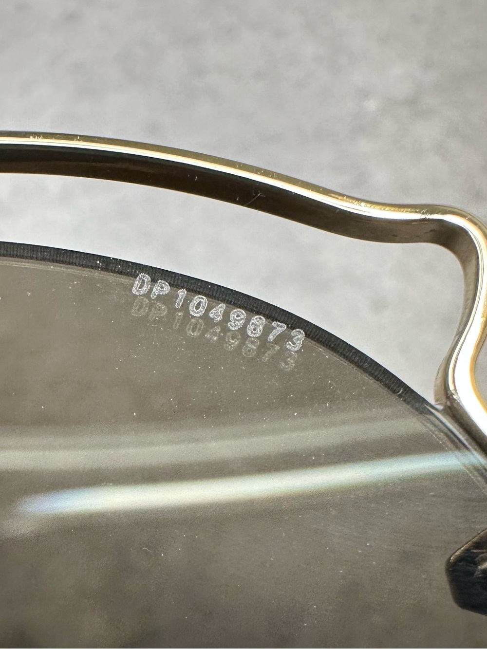 Miu Miu SMU 50S Scenique Gold Metal Oversized Round Sunglasses - Picture 4 of 9